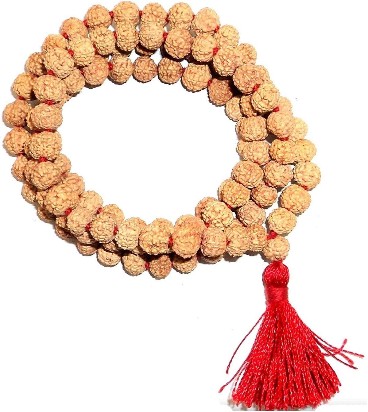 7 Mukhi Rudraksha Mala / 7 Face Rudraksh Mala / Mahalaxmi Mala -109 - Certified