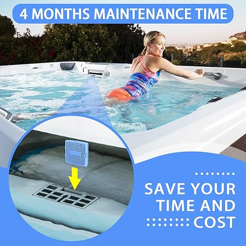 Miniatura 6 de Desinfectante mineral para bañera de hidromasaje, filtro de spas Sundance, limpia y aclara dura 4 meses, paquete de 2