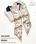 Hioyiwse Tête écharpe cheveux cou écharpes pour les femmes sac de chasse écharphes pour sacs à main silky long mince satin headscarf mode