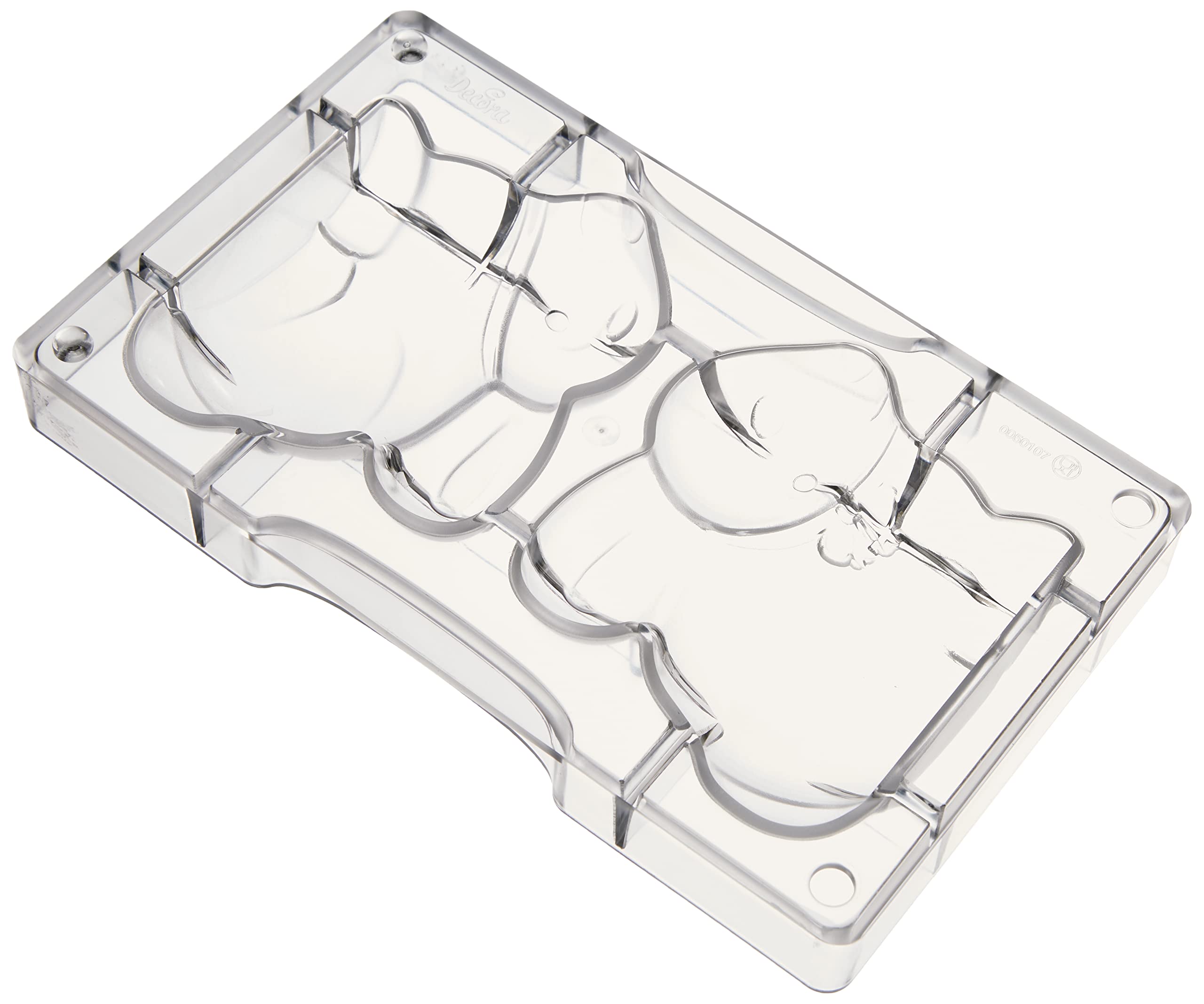 DECORA 0050107 BUNNY POLYCARBONATE MOLD 94 X 80 MM 200 X 120 X 22 MM