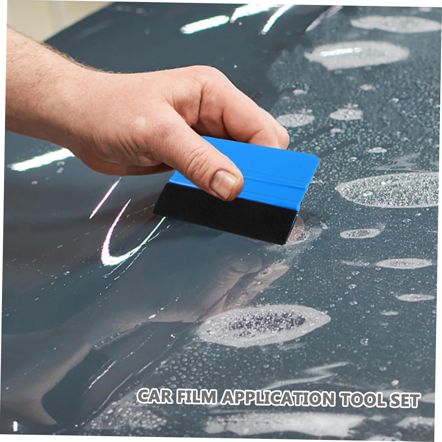 Gatuida 1set Car Window Tint Application Tools Kit Automotive Film Installation Squeegees and Scrapers for Tinting and Film Projects