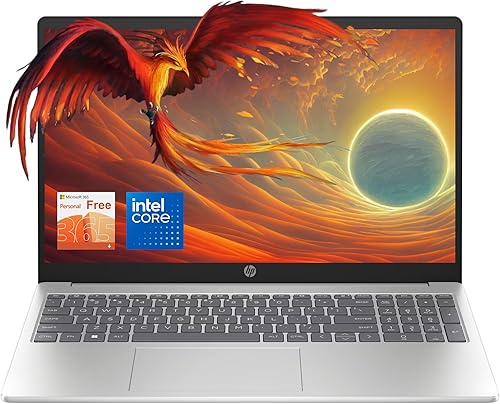 hp Laptop Essential 15 más reciente, 16 GB de RAM, 640 GB (128 GB SSD+512 GB USB), pantalla antirreflejos de 15.6 pulgadas, procesador Intel