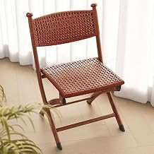 Folding Chair, Balcony Chair, Rattan Chair, Garden, Dining Chair, PE Wicker, Backrest, Portable, Round Corners, Lightweight, Durable, Load Capacity, Water Repellent, Breathable, Ergonomic