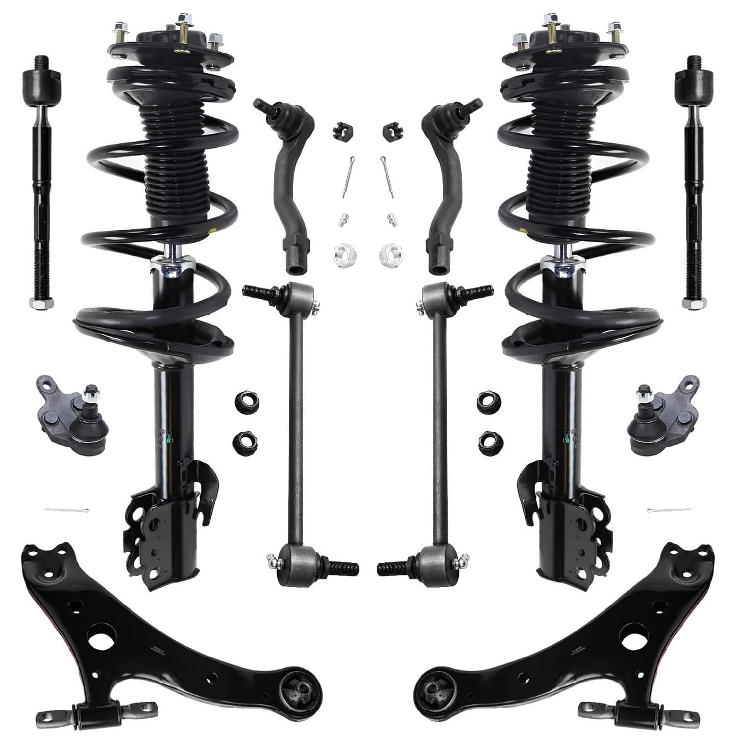 Detroit Axle - AWD Front Suspension Kit for 01-03 Toyota Highlander 3.0L