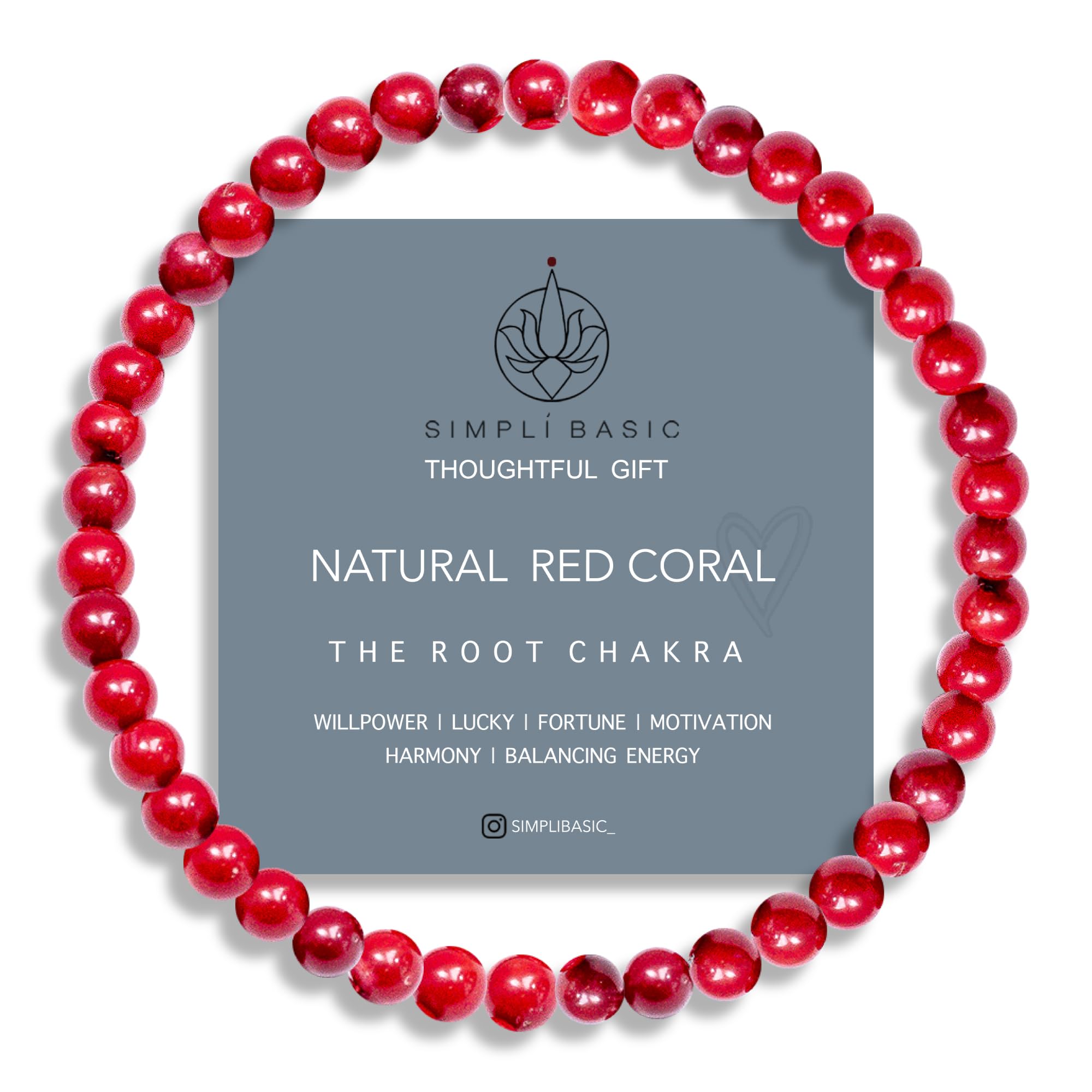 Natural Healing Gemstone Bracelet 4mm Beads, Womens & Mens, Inc Gift Box — view 18