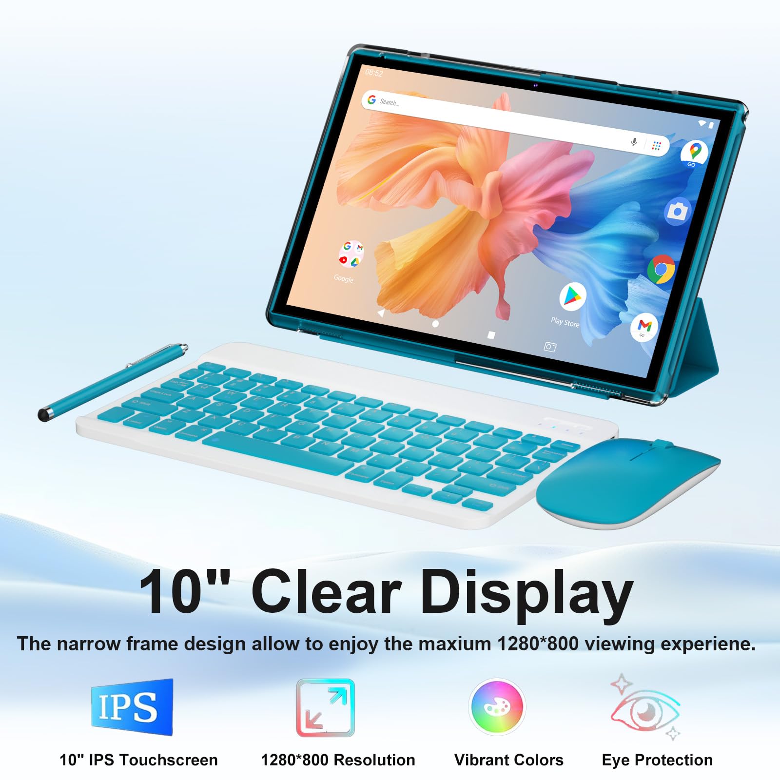 Amazon.com : 10 inch Tablet 2 in 1 Android 15 Tablets with
