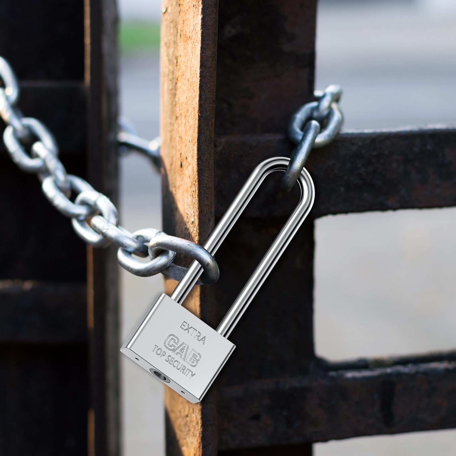 Cadenas Robuste De 70 Mm Avec 3 Clés Pour Abri De Jardin