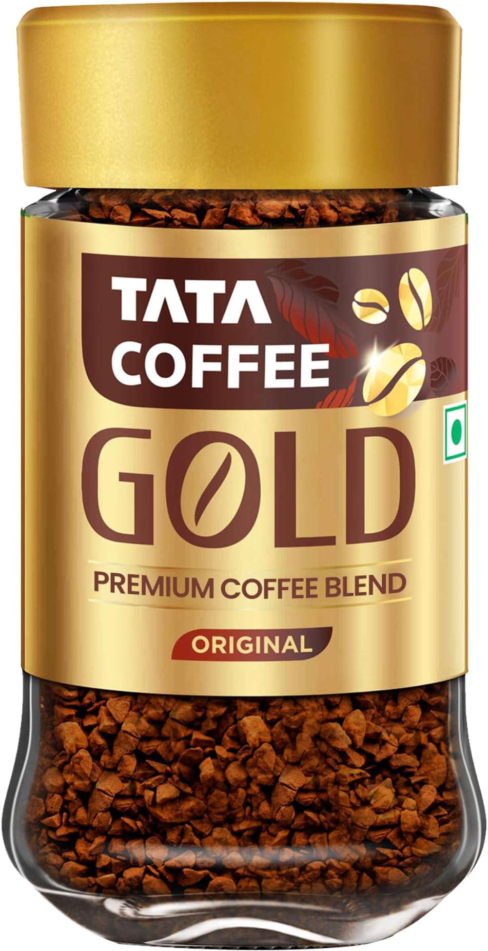 - Tata Coffee Gold Original, Instant & Pure Coffee Jar, 50g, Freeze-Dried, Rich & Strong, Specially Sourced Robusta and Arabica bean