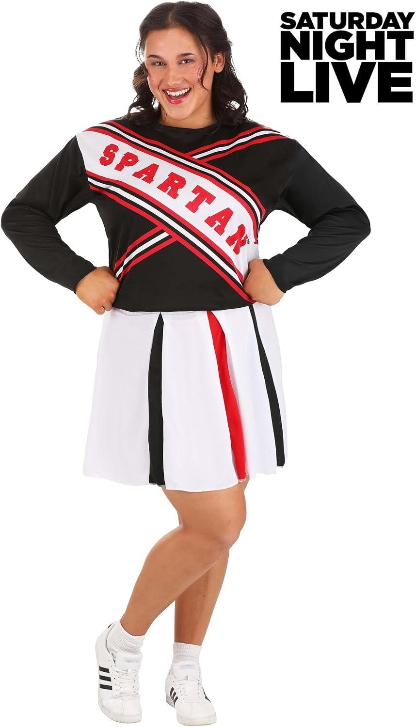 Plus Size Saturday Night Live Spartan Female Cheerleader Women's Costume
