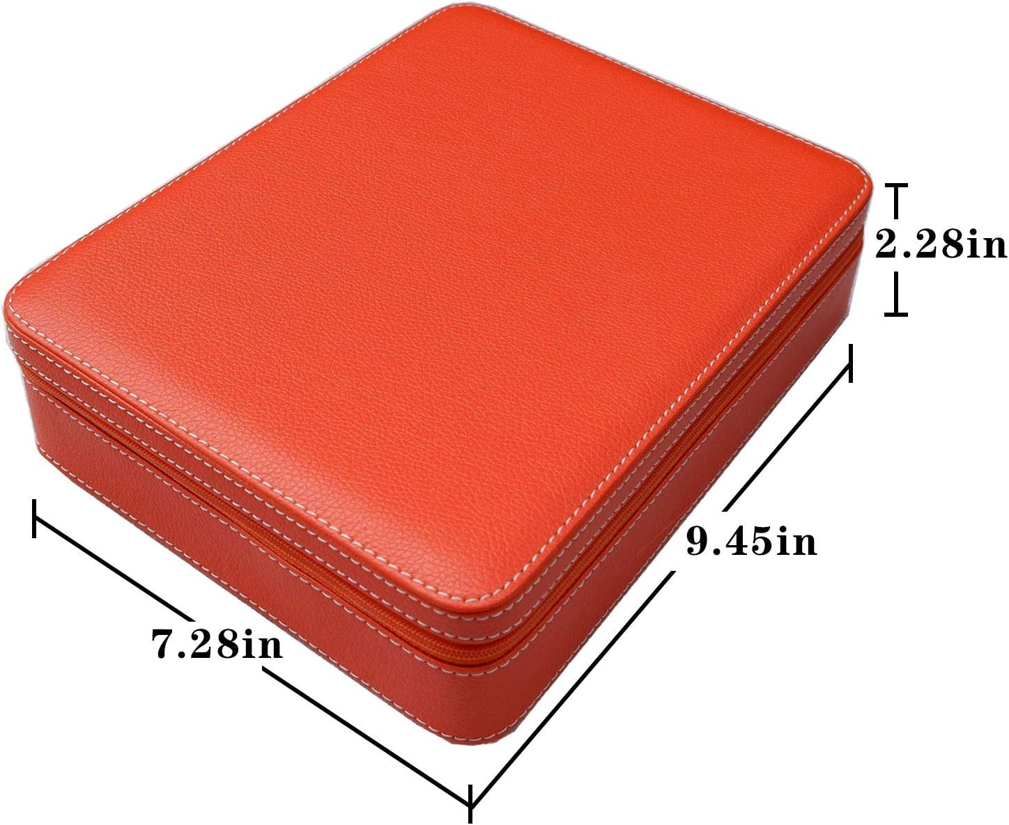 3 Slots PU Leather Eyeglasses Storage Box Sunglasses Box Jewelry Display Case Watch Box for Women Men image 4 of 9 B07T1C6B8H