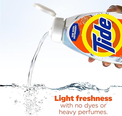 Miniatura 7 de Tide Enjuague de tela de limpieza profunda con 3 veces más poder de olor, Spring Meadow, 48 onzas