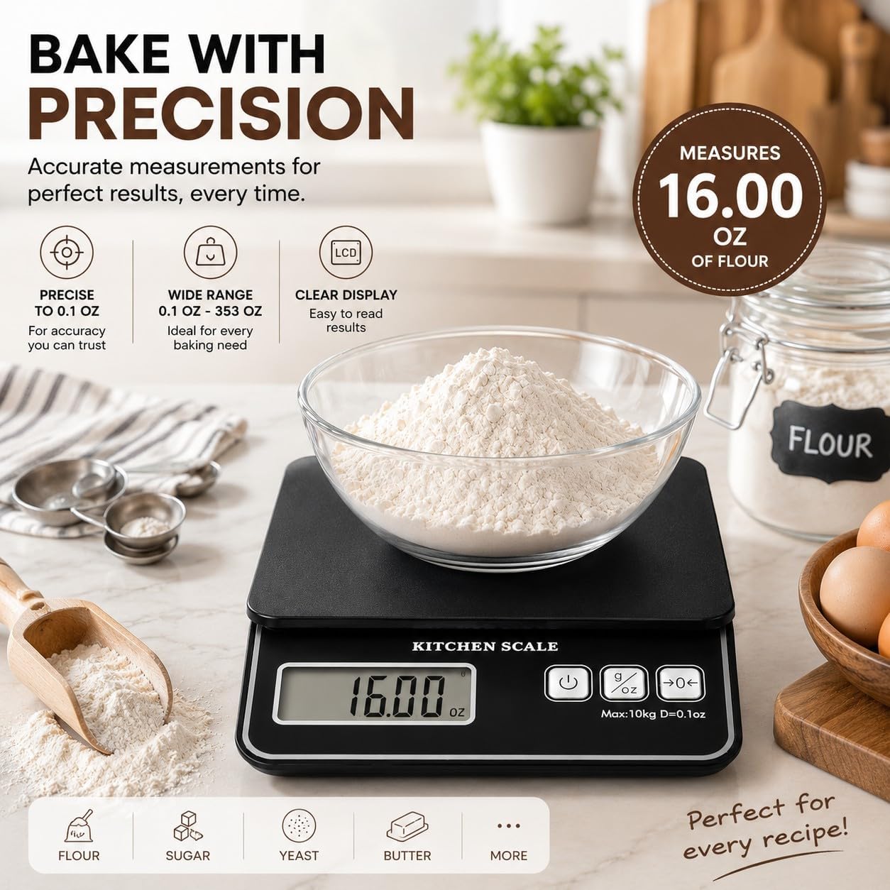 Sourdough Starter Kit, Scale Sourdough Bread Baking Supplies, Sourdough kit image 4