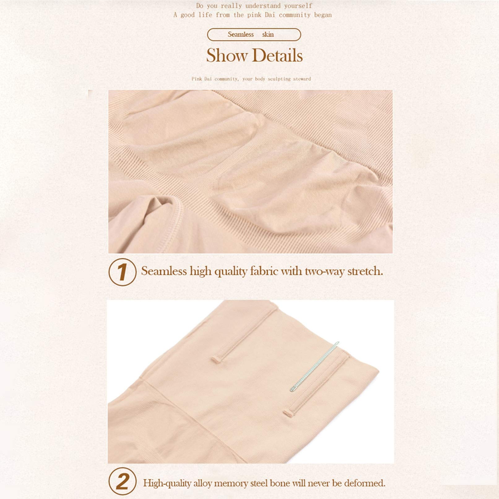 Bodywear da Donna a Vita Alta con Cintura a Vita Alta Mutandine Sollevamento,Recupero pelvico postnatale,Pantaloncini per Body Shaper,Mixed,3XL