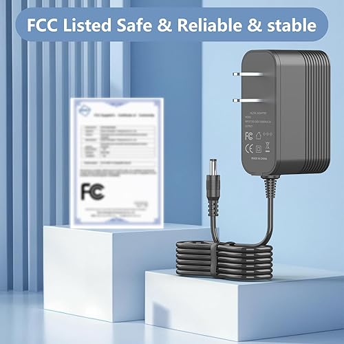 Miniatura 3 de Cargador para Fusion Black Pro Deep Tissue Massage Gun Reemplazo para Fusion Black Pro Massage Gun 24V 1A o 25.2V 1A Adaptador de corriente