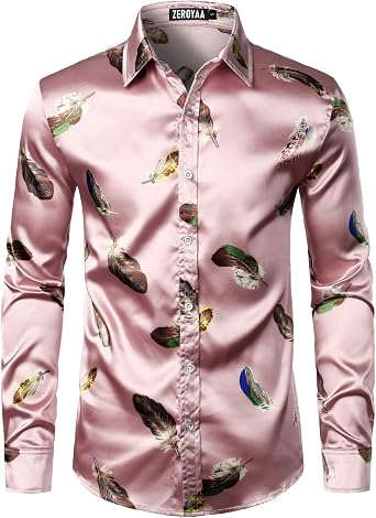 ZEROYAA Men's Zlcl31new24 Button Down Shirt Pack of 1