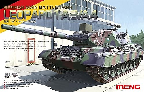 Meng Leopard 1A3/A4 Kit de construcción de tanque de batalla principal