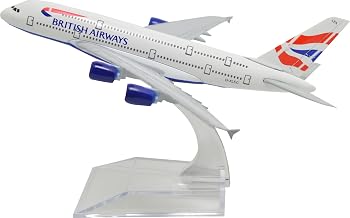 TANG DYNASTY(TM) 1:400 16cm Air Bus A380 British Airways Metal Airplane Model Plane Toy Plane Model
