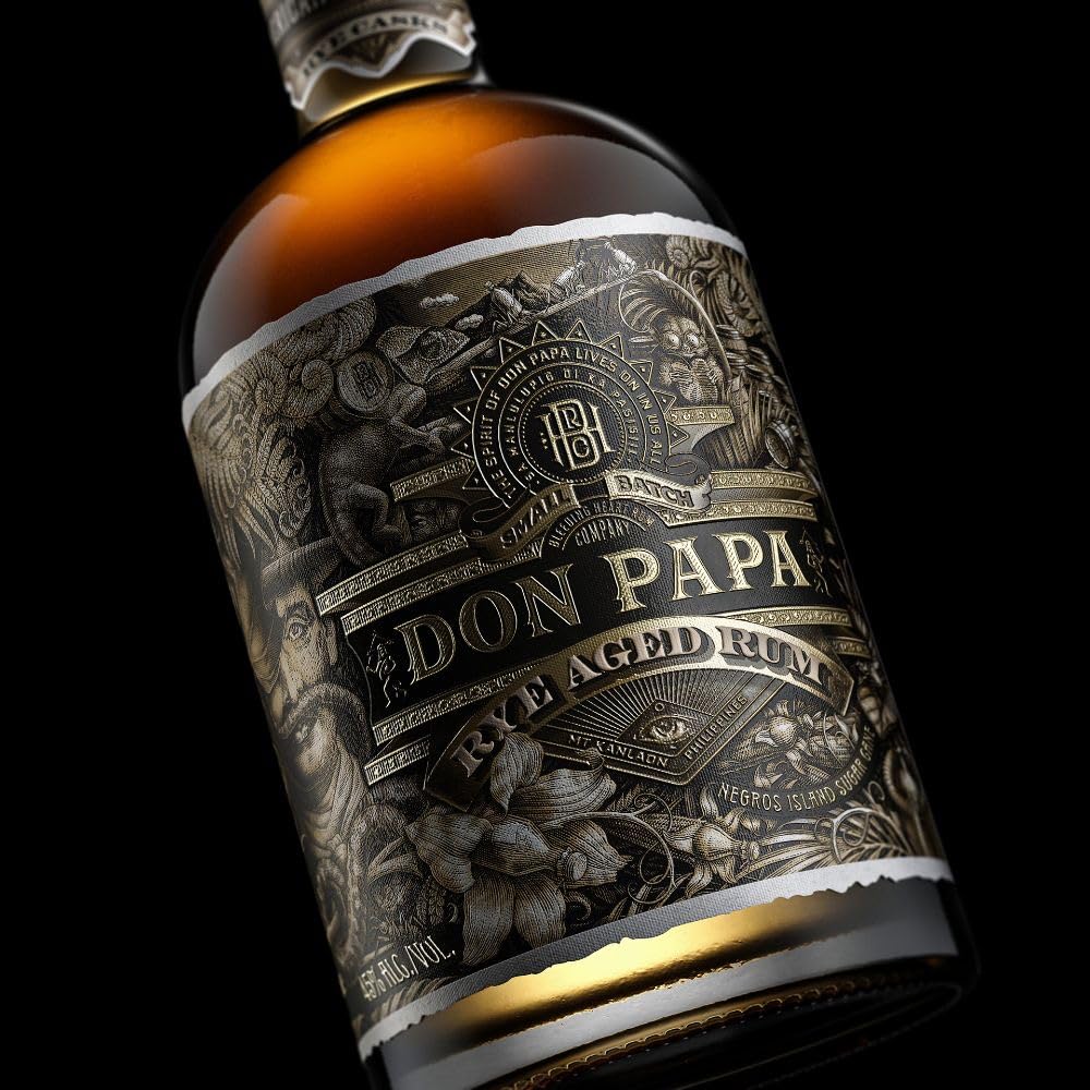 RON DON PAPA RON AÑEJO PEQUEÑO LOTE 70CL EN CAJA