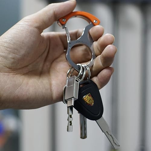 Miniatura 3 de Mini Dual USB A 3.1 y C Flash Key Drive OTG para PCMacBookLaptopTabletSmartphone, Metal Silver U-Key 64GB