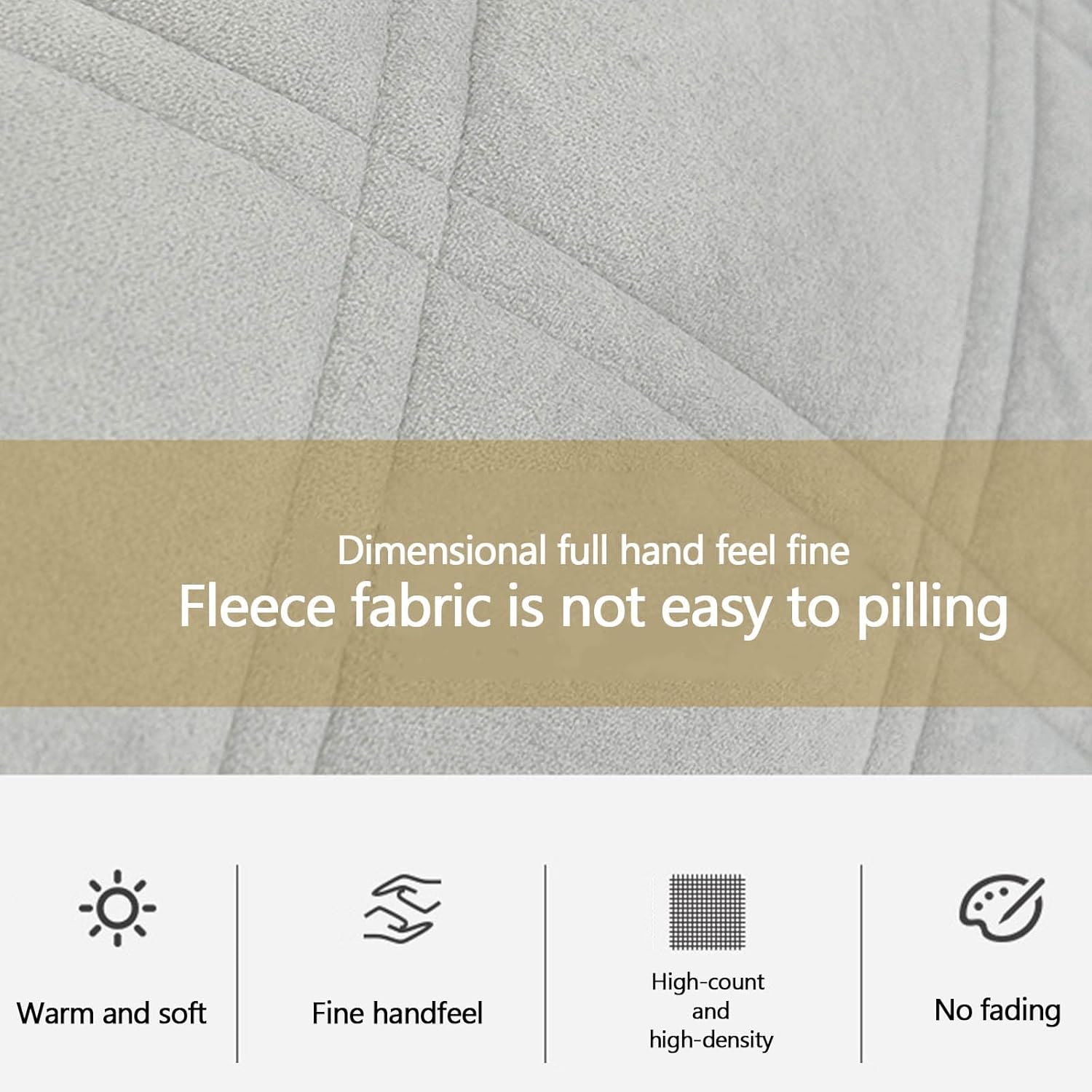 XOUVY All-Inclusive Headboard Dustproof Cover Thicken Headboard Cover for Bedroom Decoration Queen King Bed Head Cover