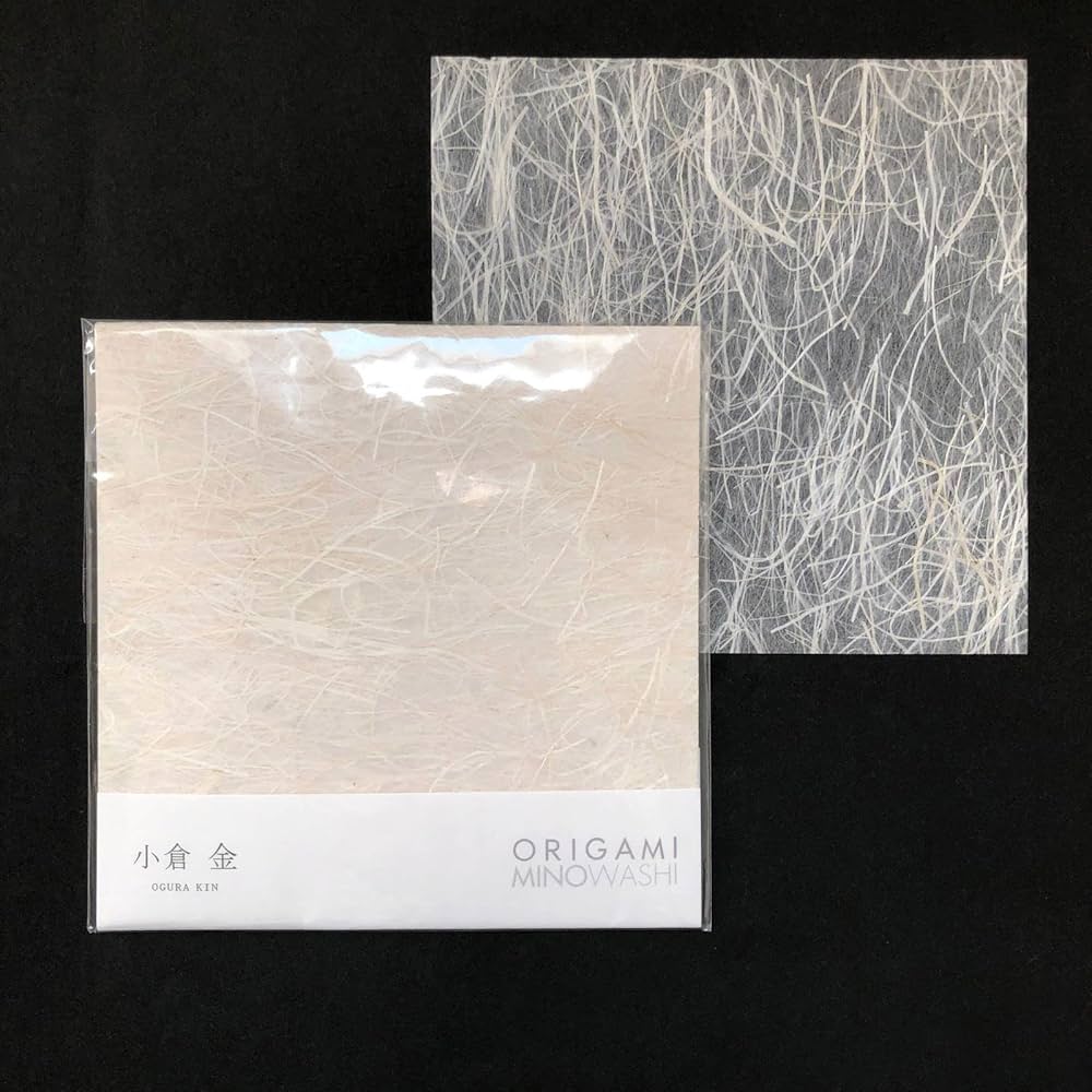 Amazon | 岐阜ジャパン 美濃和紙折り紙 - 小倉金金 6.1×6.1