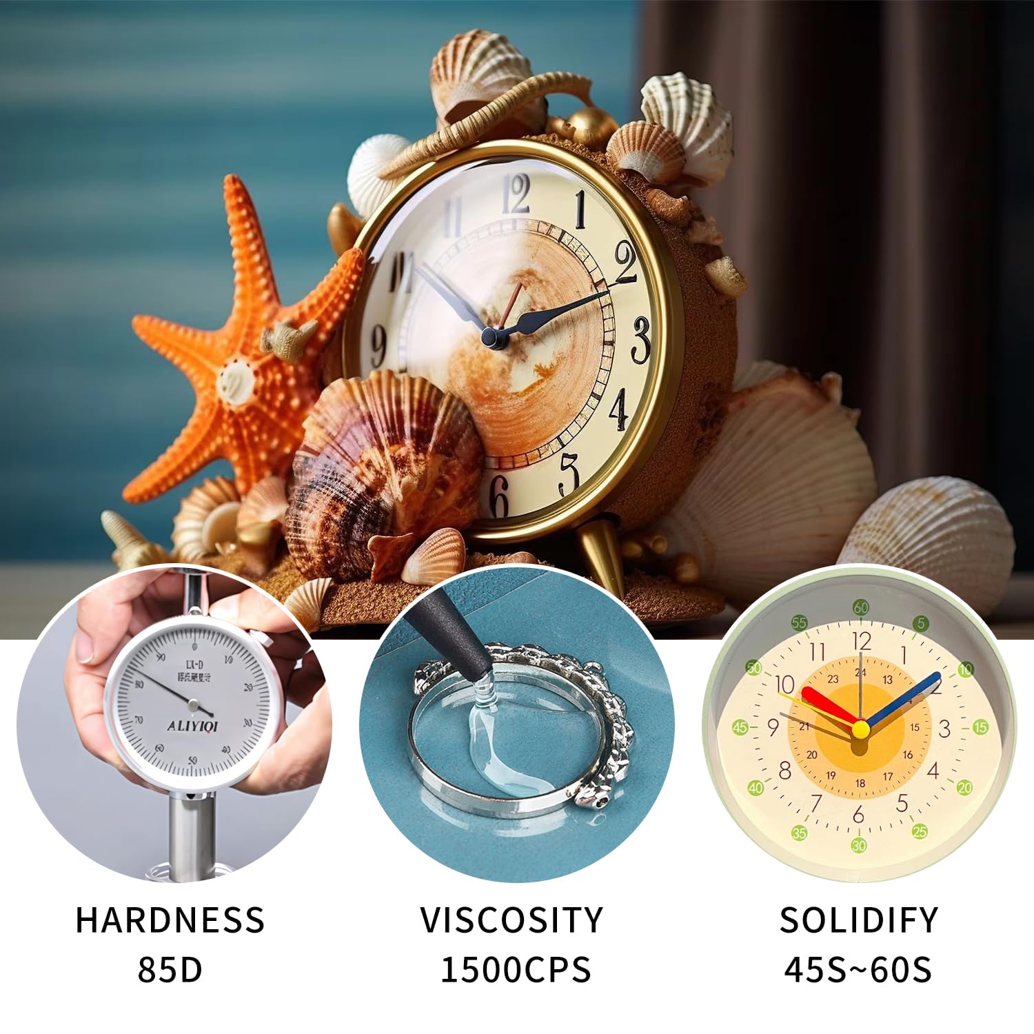 UV Resin Kit with Light - 50g UV Glue & Resin Glue for Jewelry Repair, Plastic Welding,Windshield Repair - Fast Curing in Seconds, Portable Design for Crafts, Glass, DIY Decor