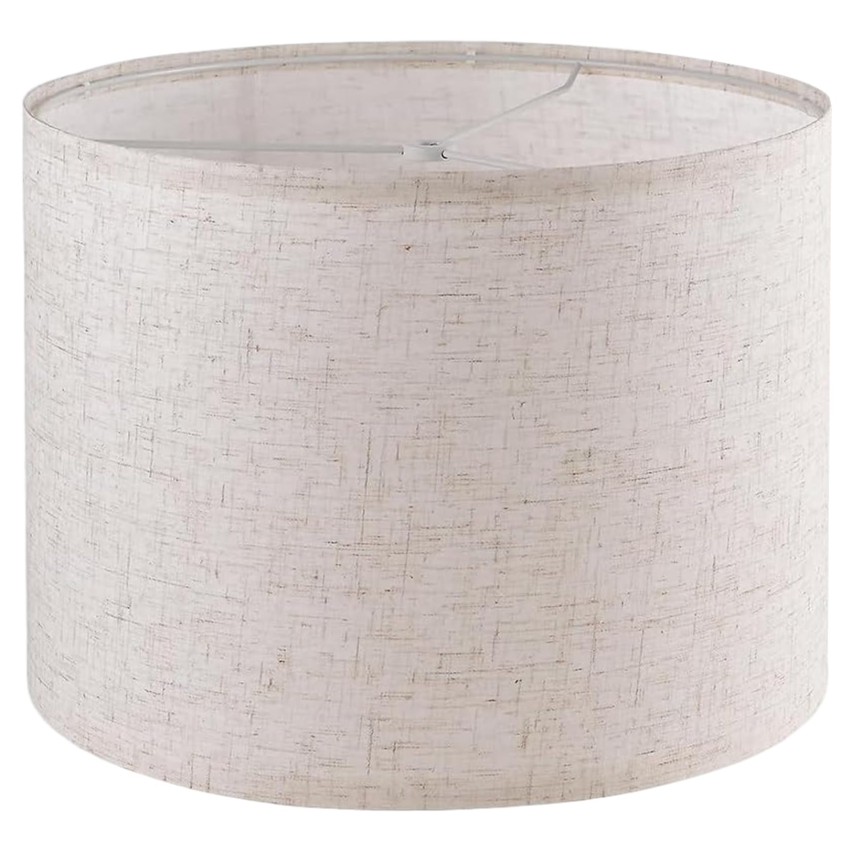 Peryauts Drum Lamp Shades 13x10 Inch Linen Floor Lamp Shades Easy Assembly Replacement Lampshade for Table Floor Bedside Light