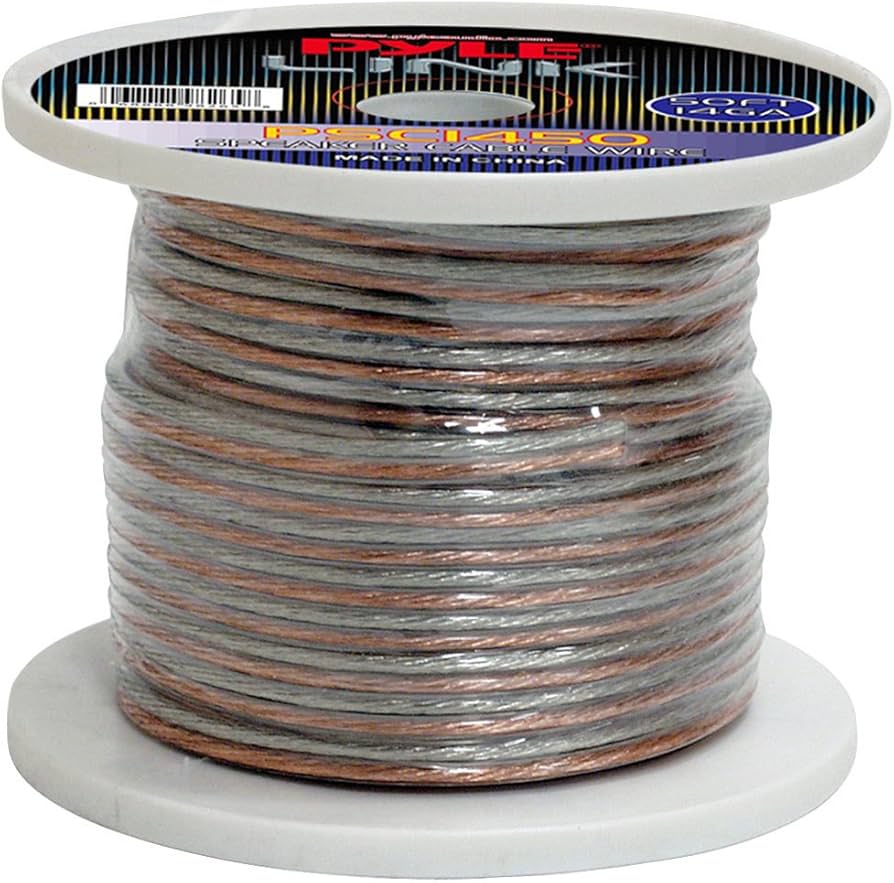 Pyle PSC1450 14-Gauge 50-Feet Spool of High Quality Speaker Zip Wire ((未使用品) Amazon | Pyle PSC1450 14-Gauge 50-Feet Spool of High Quality