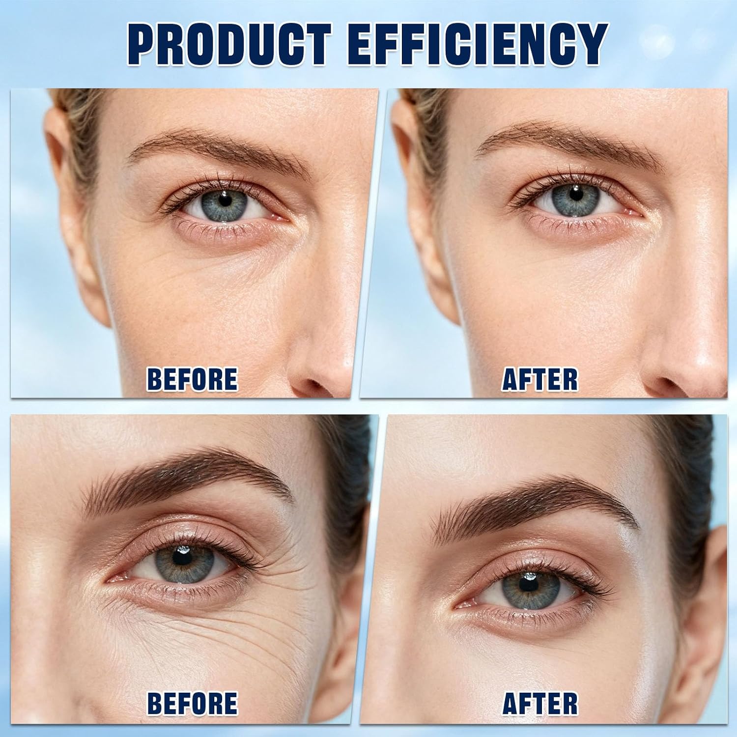 2PCS Under Eye Balm Stick, 3-In-1 Hydrating Lifting Firming Eye Care Stick