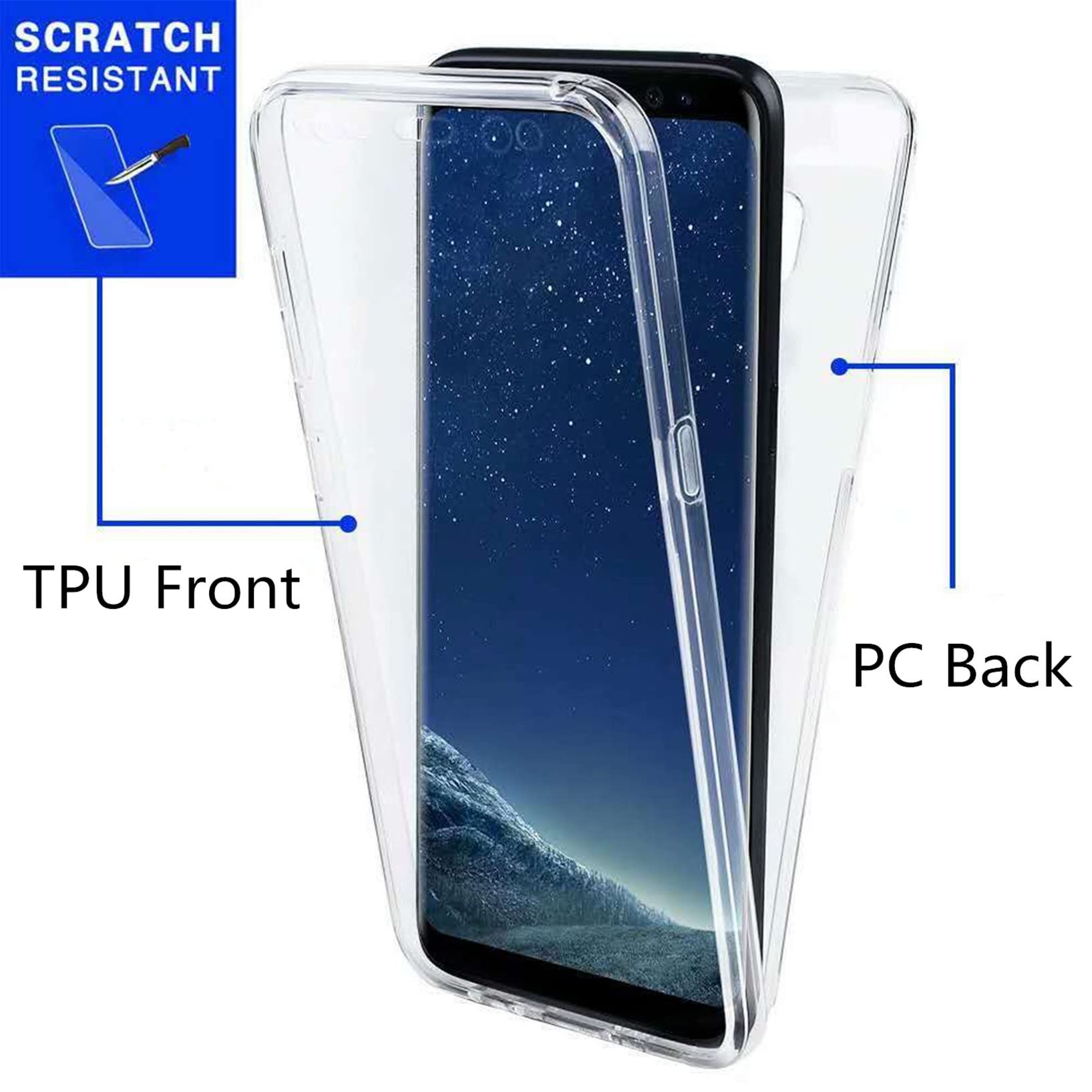 Hülle Für Huawei P30 Pro – 360° Schutz Mit Displayfolie, Stoßfest, Transparent