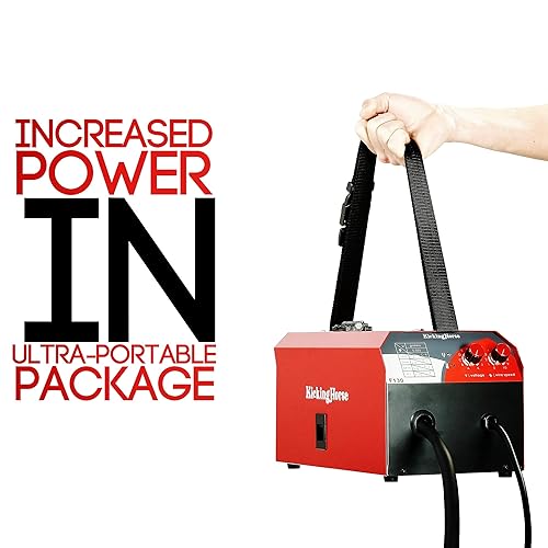 Miniatura 8 de KICKINGHORSE Soldador MIG sin gas F130 CSAUS certificado Flux Core 120V 130A Inversor IGBT de la más alta eficiencia 40K Hz. Cuerpo de metal