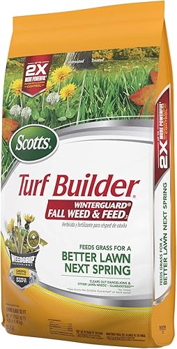 Miniatura 3 de Scotts VB02157 Turf Builder Winterguard - Fertilizador de césped para otoño, contra maleza 3-5,000 Winterguard, 5,000 pies cuadrados