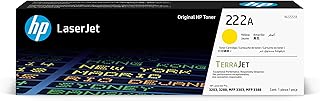 HP|HP 222A Yellow Original LaserJet Toner Cartridge|Yellow|1200 pages|HP Color LaserJet Pro 3203dn