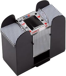 GSE 6-Deck Automatic Card Shuffler, Battery-Operated Shuffler Machines