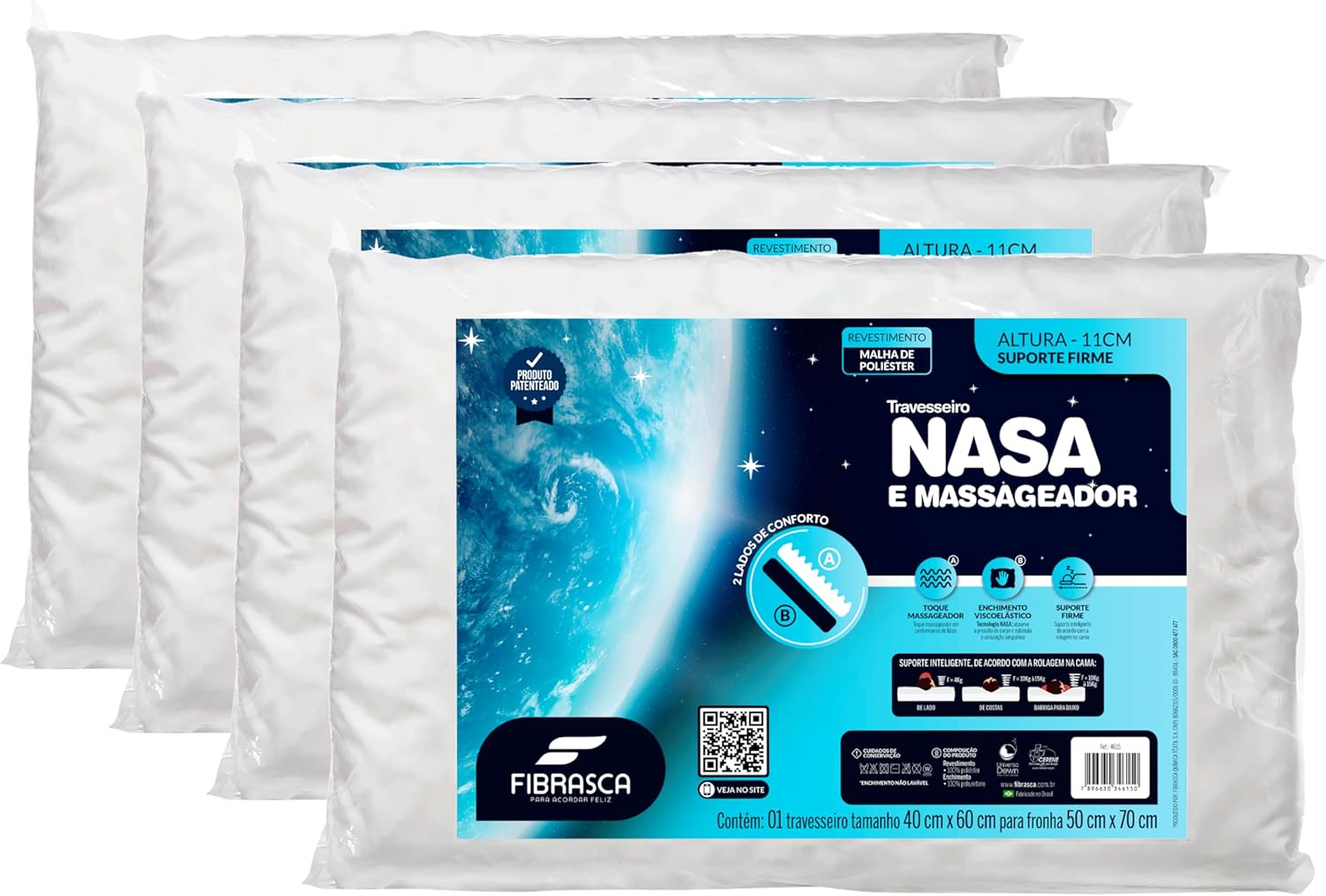 Black Friday 2024 Kit 4 Peças Travesseiro Nasa Up + 3 Fronhas 50X70 Cm 1 71Asfhemqsl. Ac Sl1500