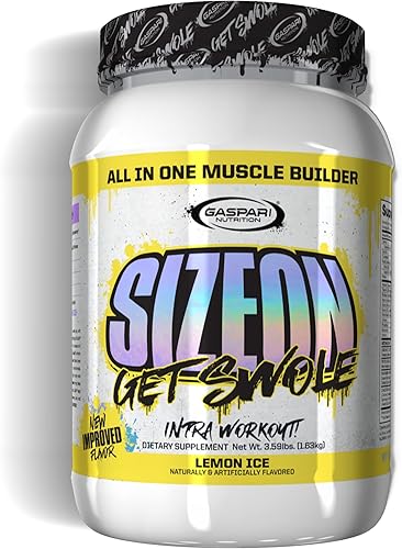Gaspari Nutrition - SizeOn - La mejor fórmula híbrida de aminoácidos y creatina, aumento del volumen muscular y recuperación muscular - 3.59 libras