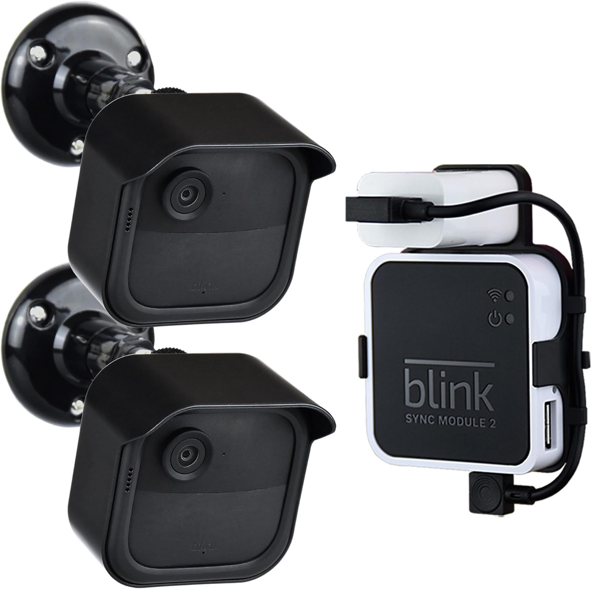All New Blink Outdoor Camera Mount Bracket,2 Pack Full Weather Proof Housing/Mount for Blink Outdoor Cameras 4th&3rd Security System(Blink Camera not Included)