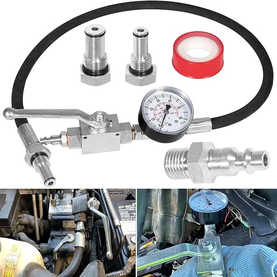 Multifunctional Pressure Test Kit for Engines, High Pressure Oil Systems, IPR Diagnostics and Leak Detector, IPR Air Test