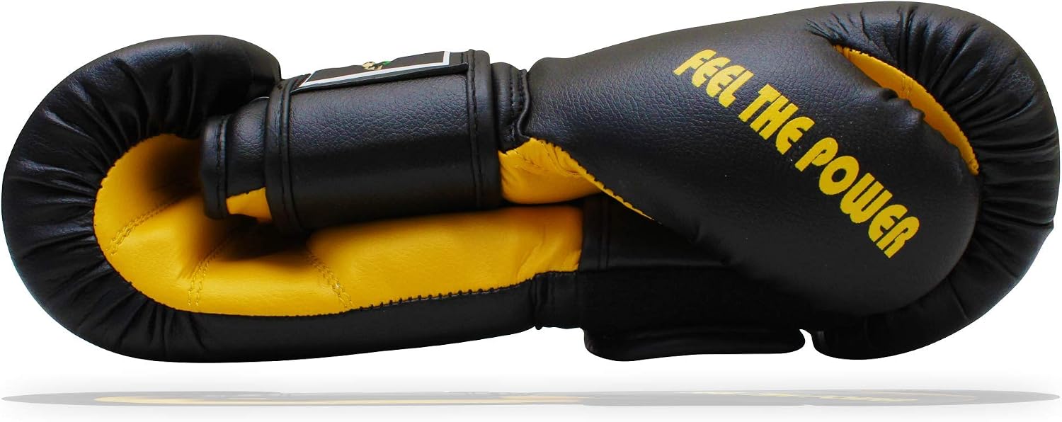 Exxact Sports Knockout Boxing Gloves for Muay Thai, Sparring, Kickboxing, Training (Adult)