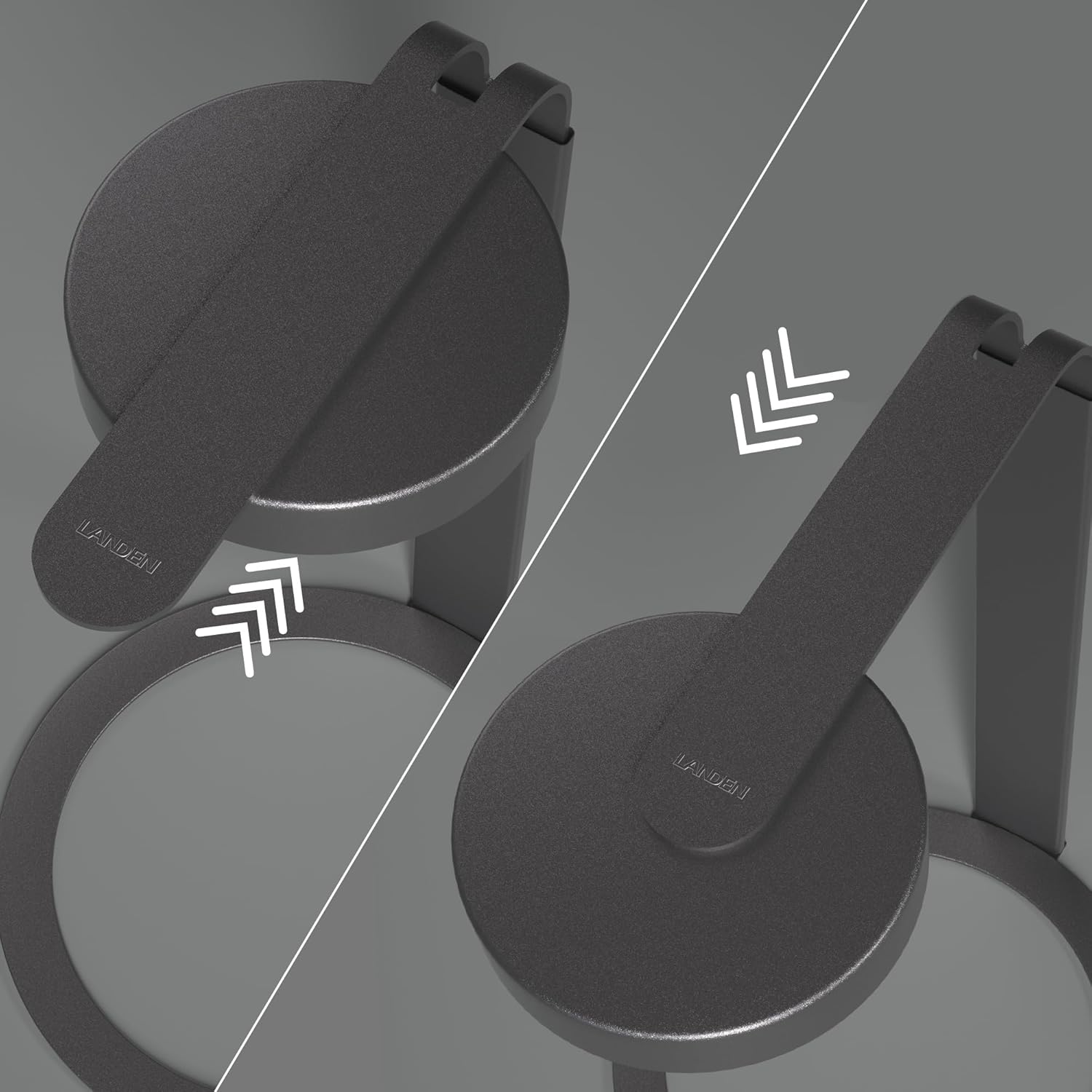 LANDEN Miniature Terrarium Glass Jar Kit – Complete DIY Mini Landscape Set with Ultra-Clear Glass Container, LED Light, Decorative Stones & Planting Tools – Ideal for Home Decor, Gifts & Hobbyists