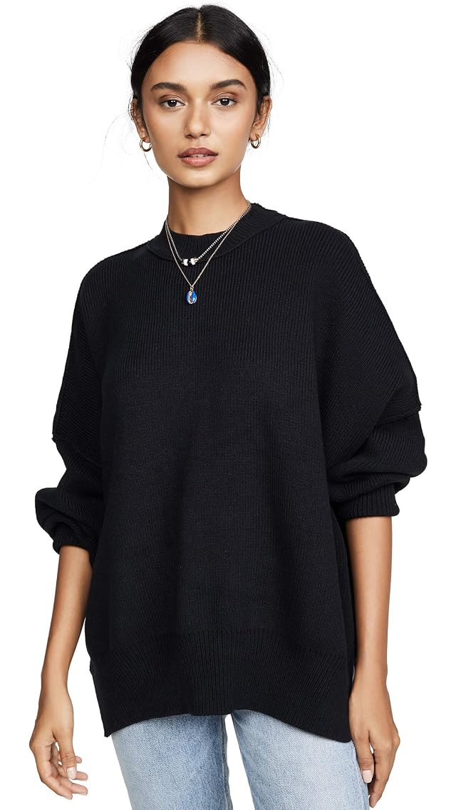 Free People Womens Easy Street Tunic Sweater