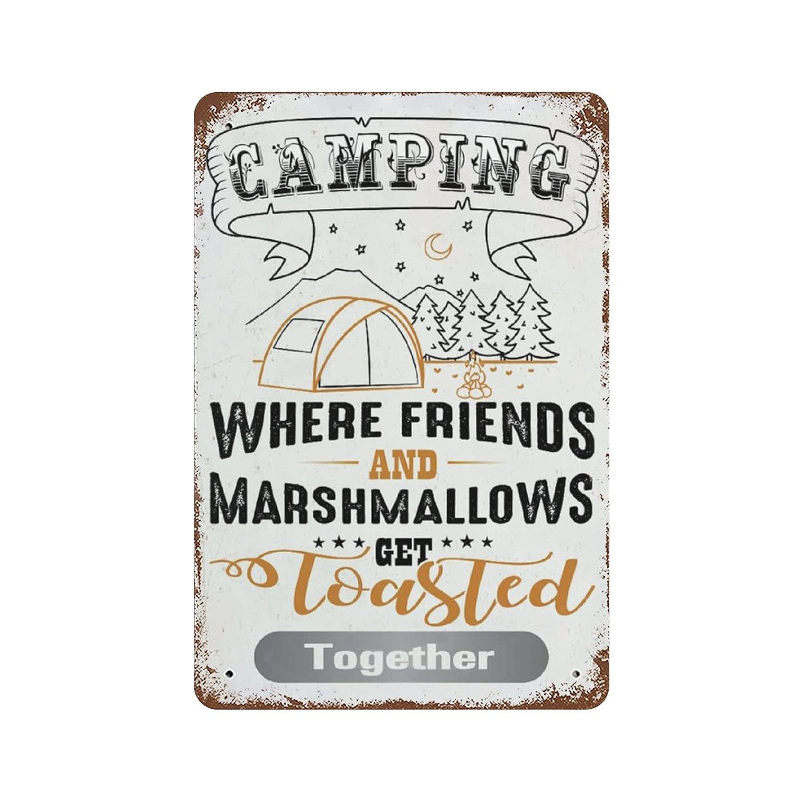 Welcome Fishing Retro Metal Plaque Vintage Great Aluminum Tin Sign Wall Decoration 15.7"x11.8"