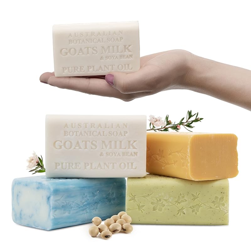 Australian Botanical Soap Luxury Soap Bars, 6.6 OZ, Pack of 4