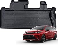 Vista 10 de KUST Alfombrilla de carga para maletero para BMW X3 2025 2026, forro de carga trasera de goma con alfombrilla de respaldo para accesorios X3