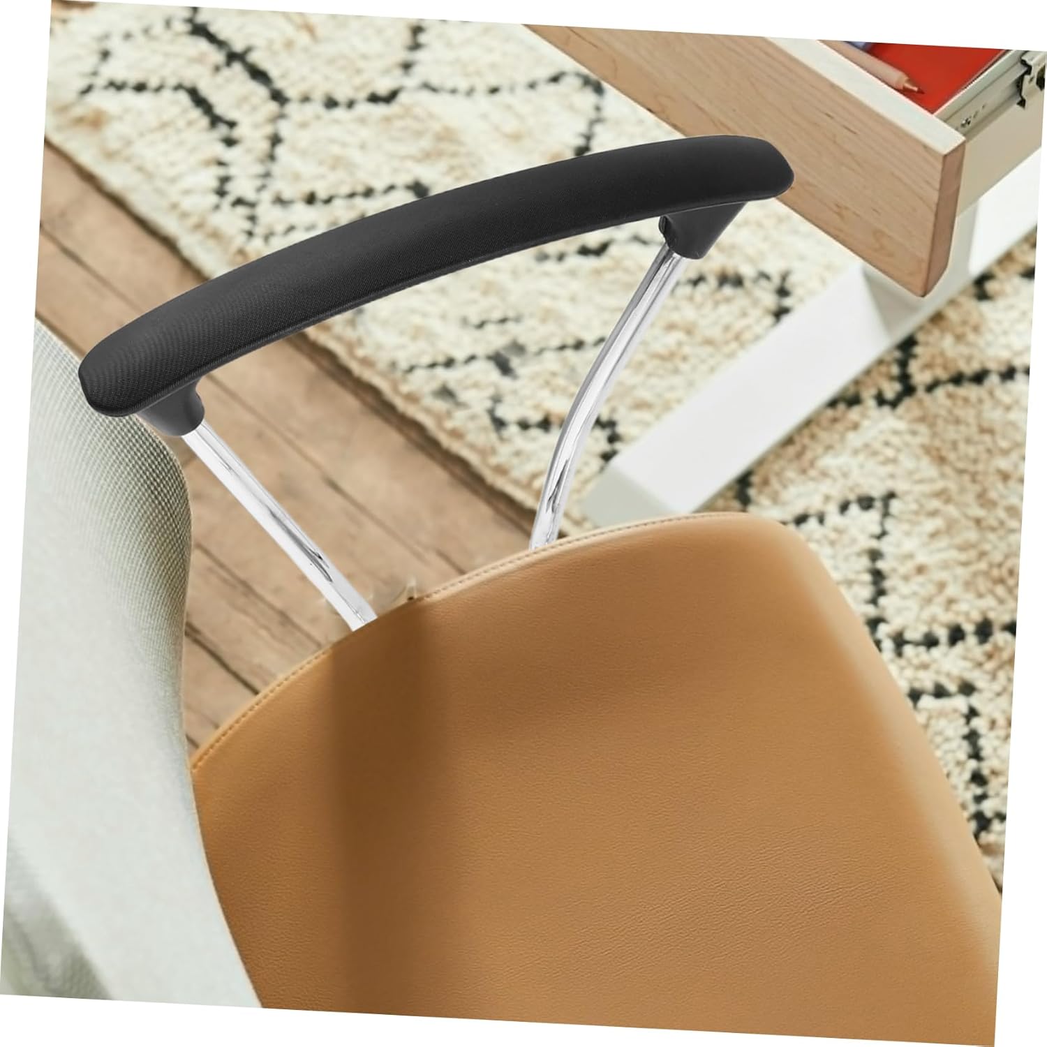 2pcs Office Chair Armrest Replacement Arm Brackets for Gaming and Office Chairs and Easy Installation Supports Comfort and Posture Improvement