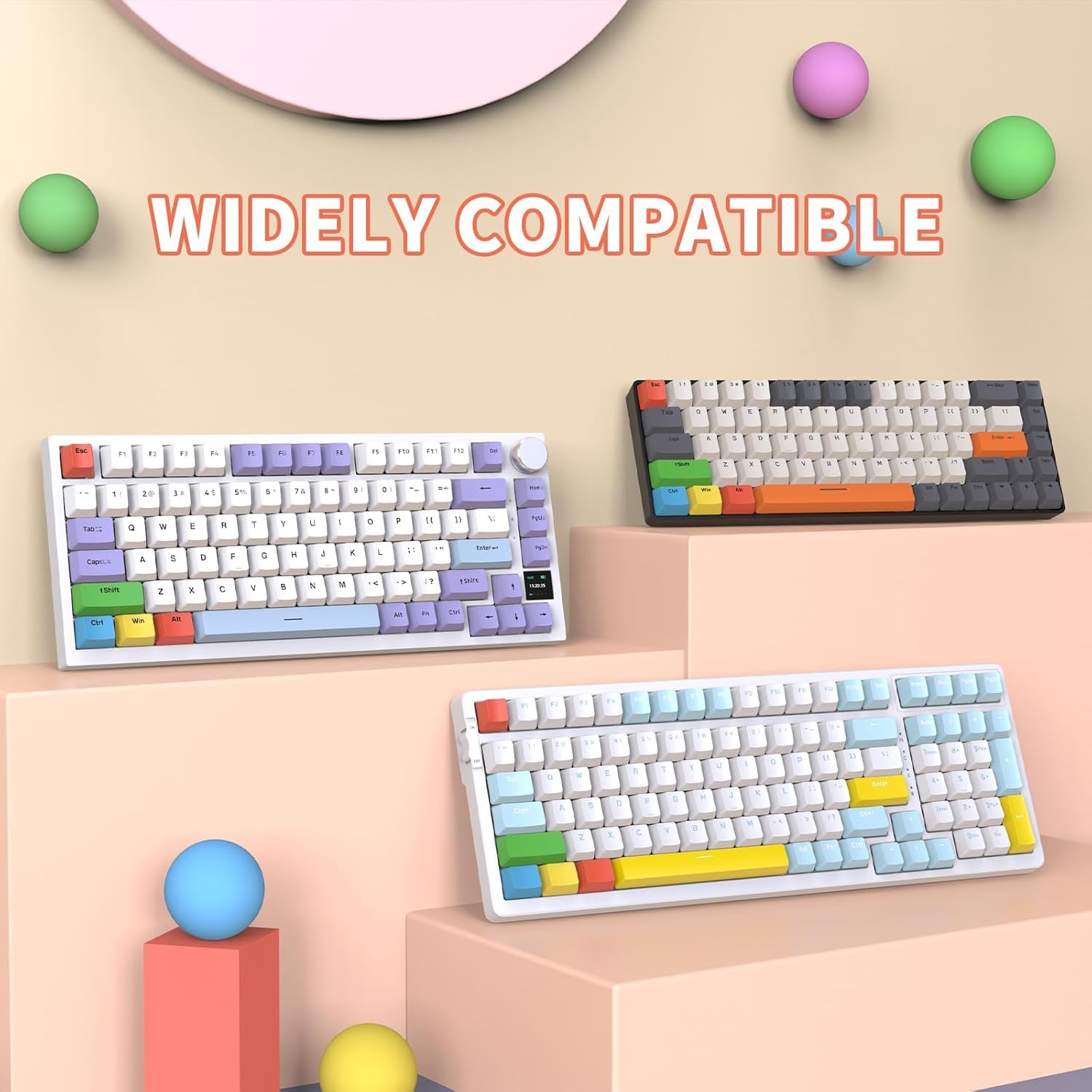 Amazon.com: ZIYOU LANG 13 Colorful PBT Keycaps Set Dye