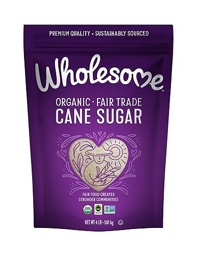 Miniatura 21 de Azúcar de caña orgánica saludable, comercio justo, sin OMG y sin gluten, 2 libras (paquete de 6)