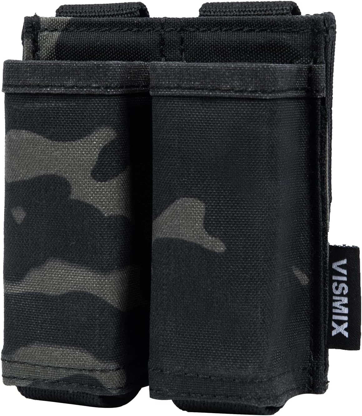 VISMIX Pistol Magazine Pouch, Double 9mm Mag Pouch with Quick Release Kydex Insert and MOLLE Compatible