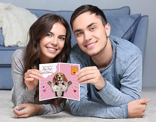 Miniatura 5 de Divertidas tarjetas del día de San Valentín para él, su novio, novia, marido, feliz día de San Valentín, regalos de aniversario para parejas,