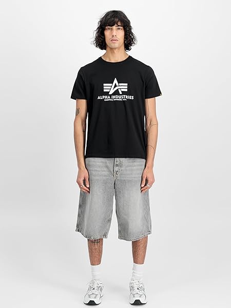 Alpha Industries Herren Basic Big Logo T-Shirt - 2